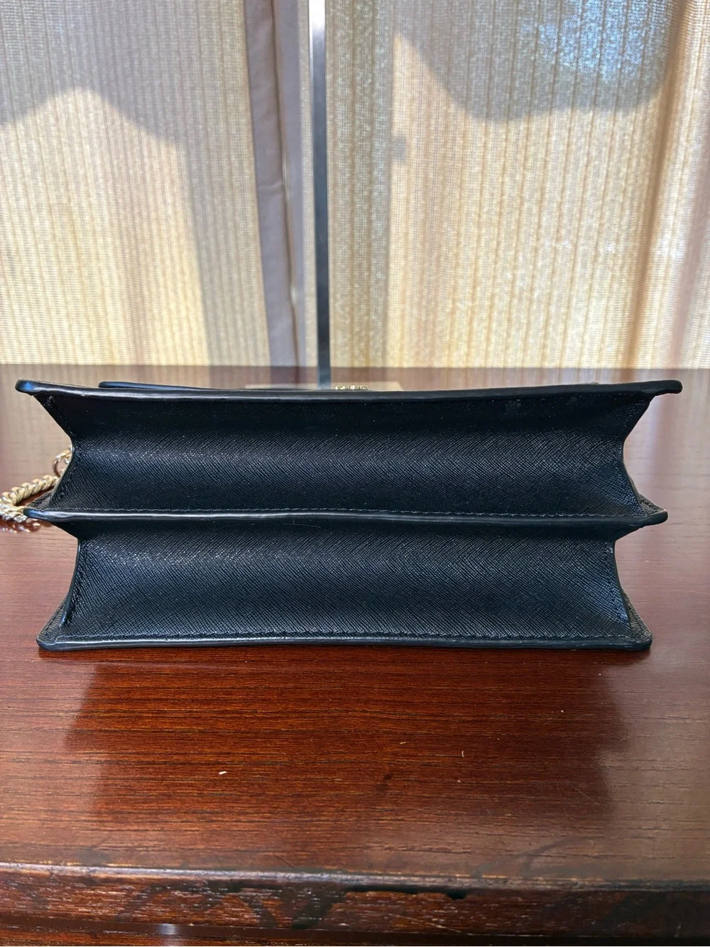 Tory Burch Black Crossbody Bag with Gold Logo